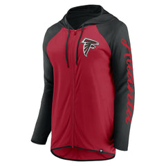 Fanatics Atlanta Falcons Women's Script Full-Zip Hoodie Red/Black