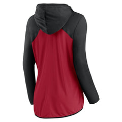 Fanatics Atlanta Falcons Women's Script Full-Zip Hoodie Red/Black