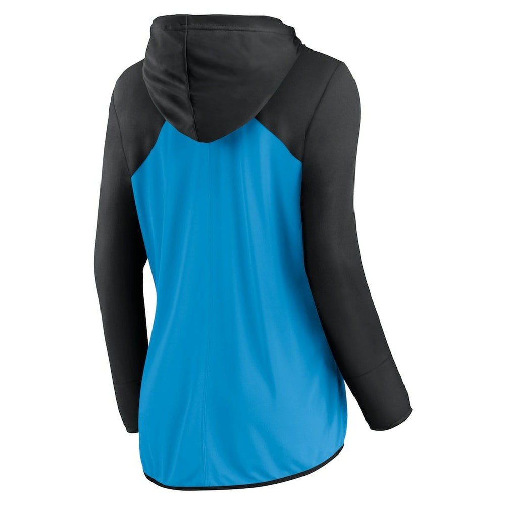 Fanatics Carolina Panthers Women's Script Full-Zip Hoodie Blue/Black