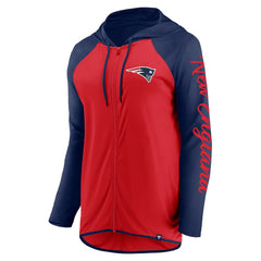 Fanatics New England Patriots Women's Script Full-Zip Hoodie Red/Navy