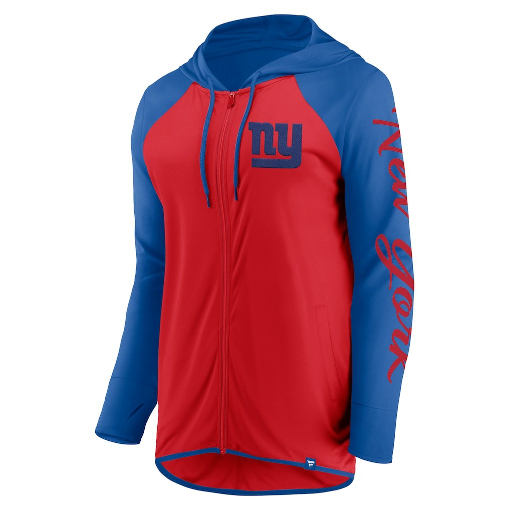 Fanatics New York Giants Women's Script Full-Zip Hoodie Red/Royal