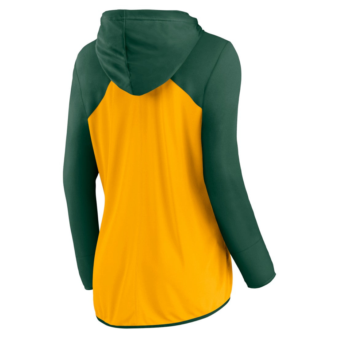 Fanatics Green Bay Packers Women's Script Full-Zip Hoodie Gold/Green
