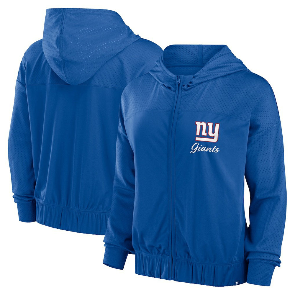 Fanatics New York Giants Women's Script Lock Full-Zip Hoodie Royal