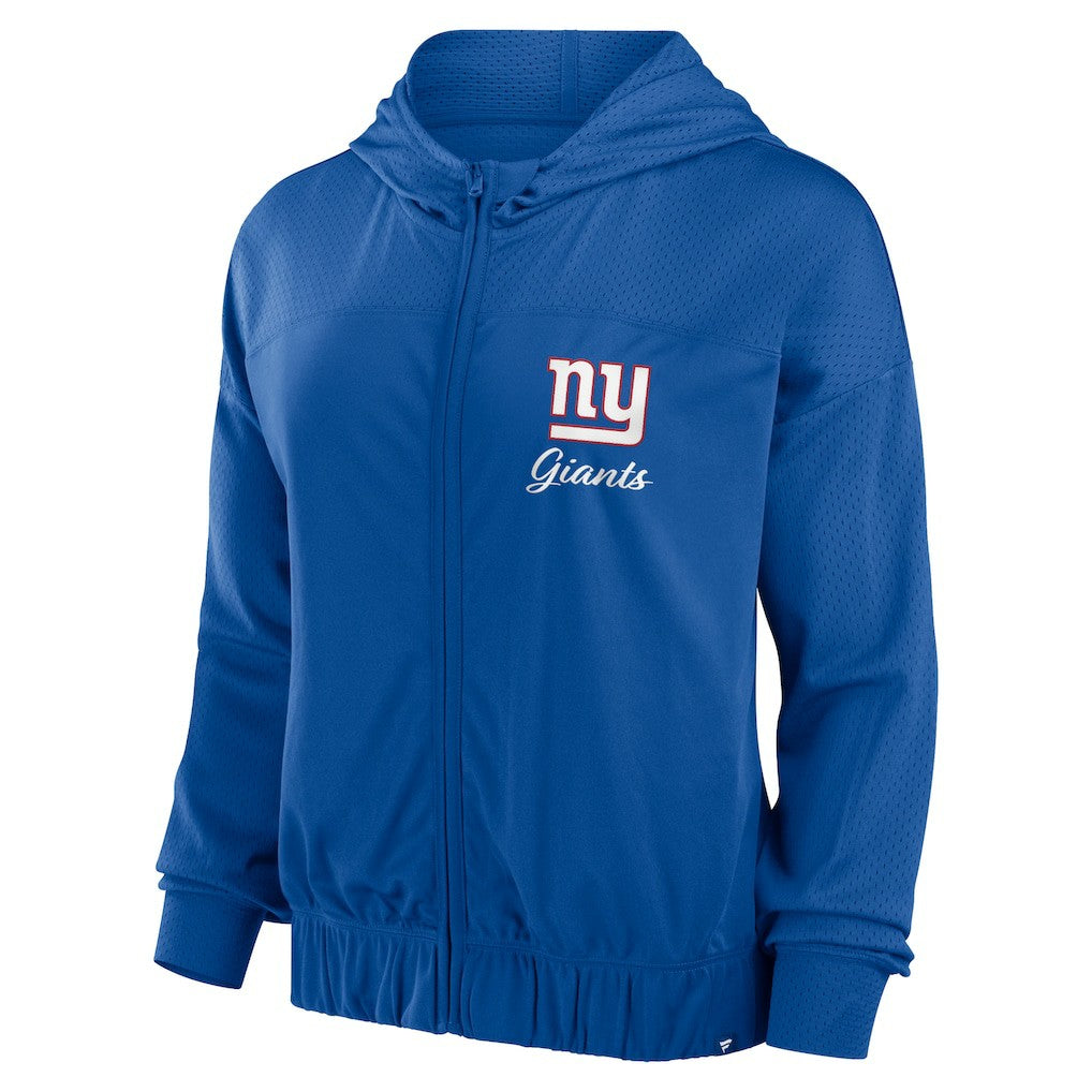 Fanatics New York Giants Women's Script Lock Full-Zip Hoodie Royal