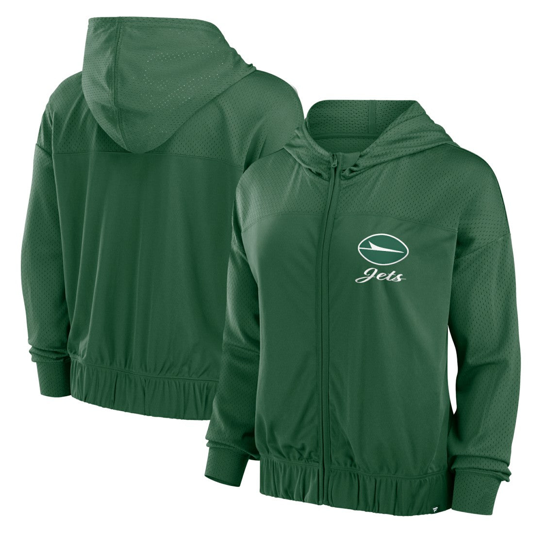 Fanatics New York Jets Women's Script Lock Full-Zip Hoodie Green