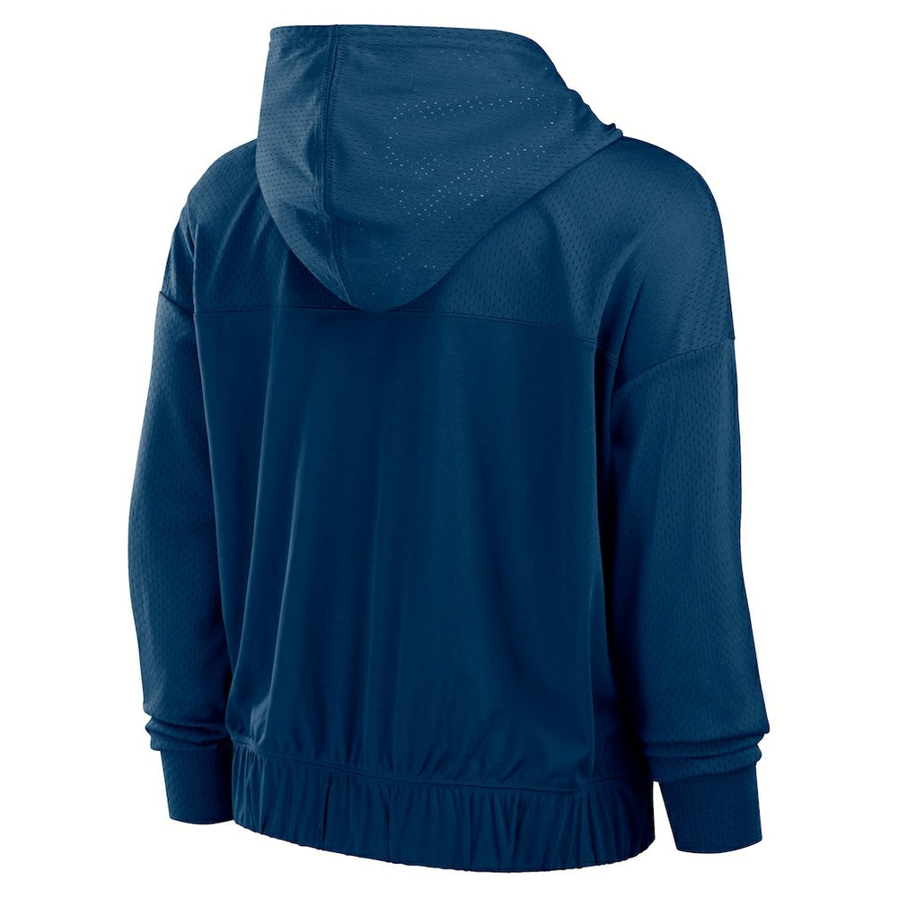 Fanatics Chicago Bears Women's Script Lock Full-Zip Hoodie Navy