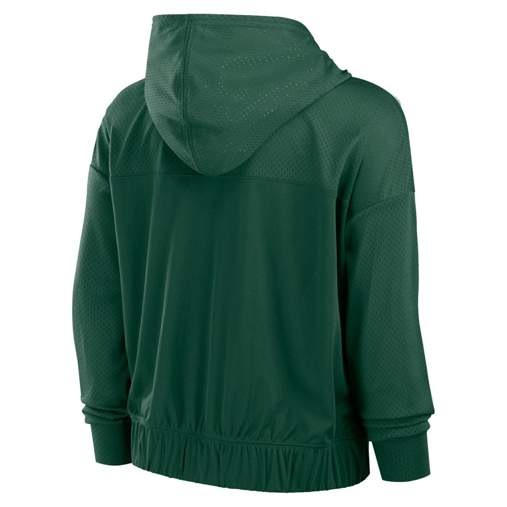 Fanatics Green Bay Packers Women's Script Lock Full-Zip Hoodie Green