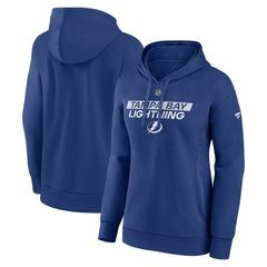 Tampa Bay Lightning Fanatics Women's Authentic Pro Core Primary Fleece Pullover Hoodie - Blue - NHL 200864319