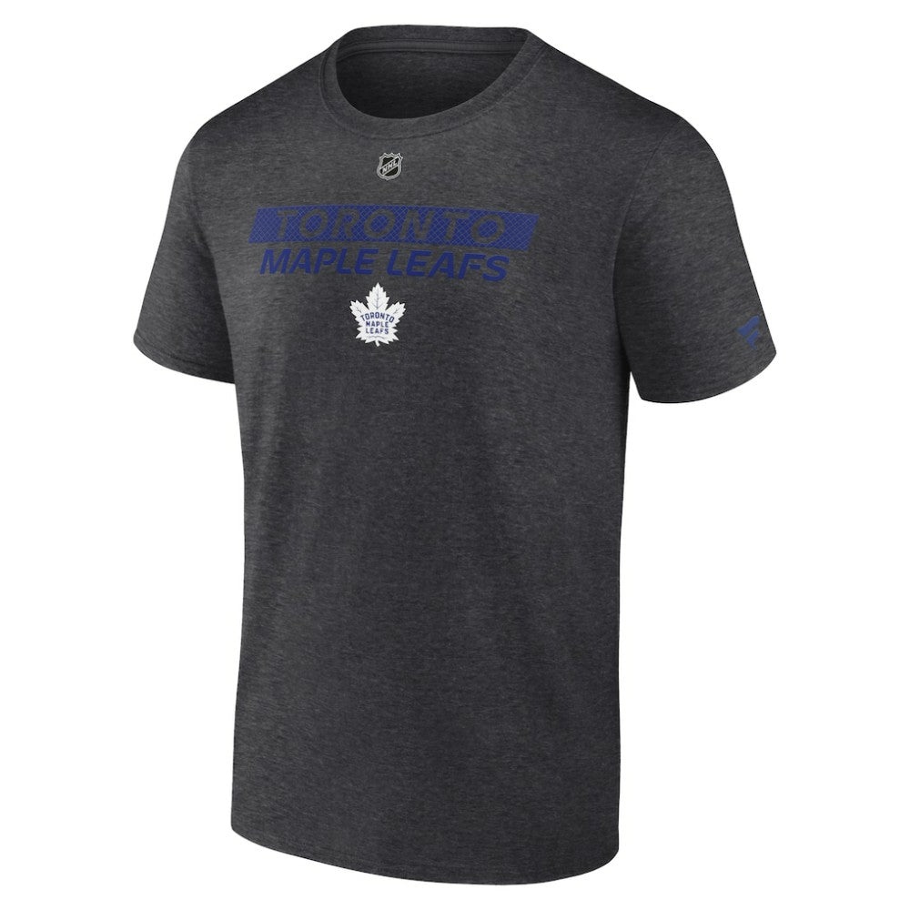 Toronto Maple Leafs Fanatics Authentic Pro Core Primary T-Shirt - Heather Charcoal - NHL 200864668