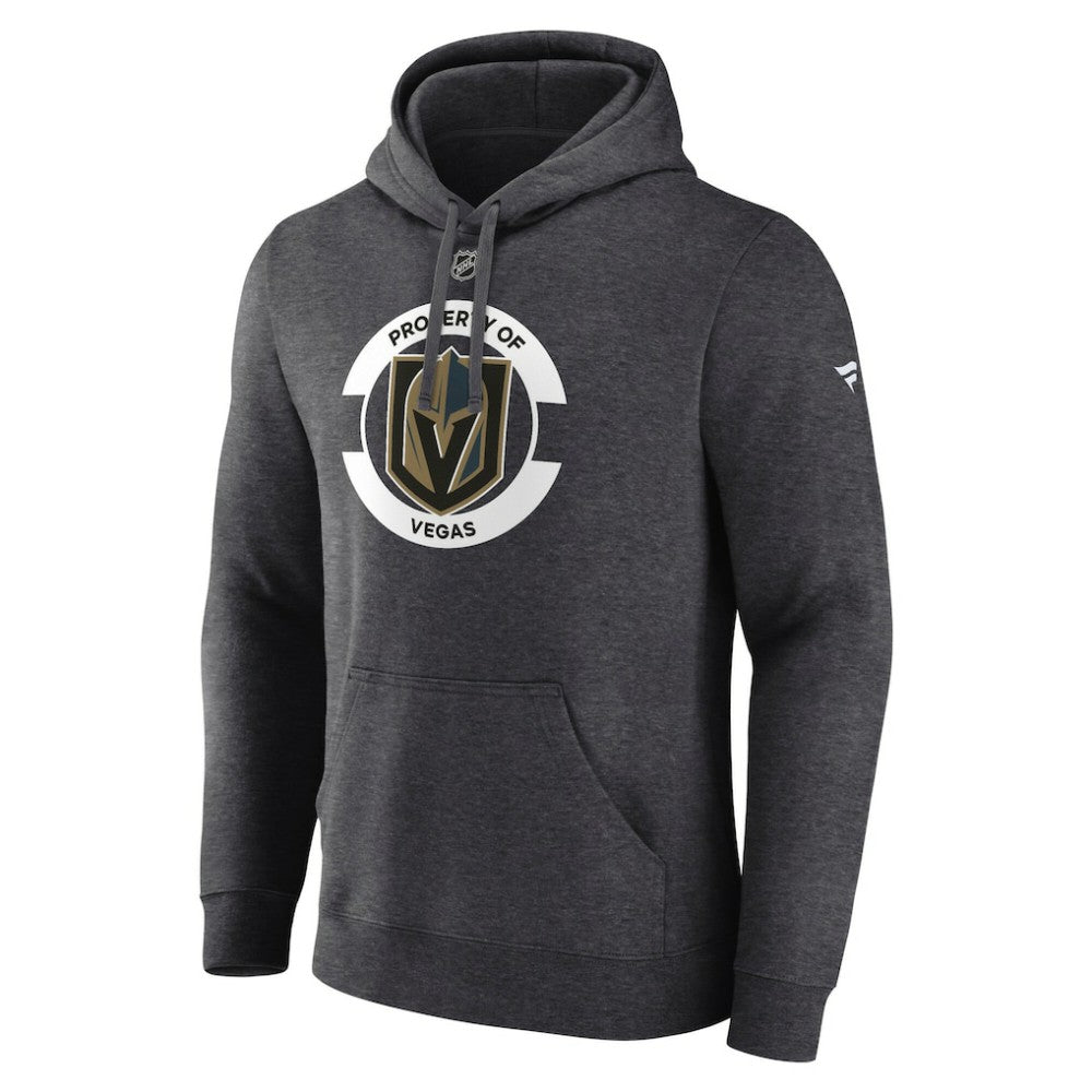 Vegas Golden Knights Fanatics Authentic Pro Core Secondary Fleece Pullover Hoodie - Heather Charcoal - NHL 200864719