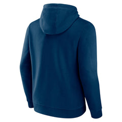 Seattle Kraken Fanatics Authentic Pro Core Secondary Fleece Pullover Hoodie - Deep Sea Blue - NHL 200864738