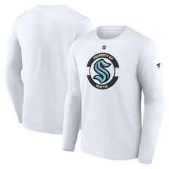 Seattle Kraken Fanatics Authentic Pro Core Secondary Long Sleeve T-Shirt - White - NHL 200864885