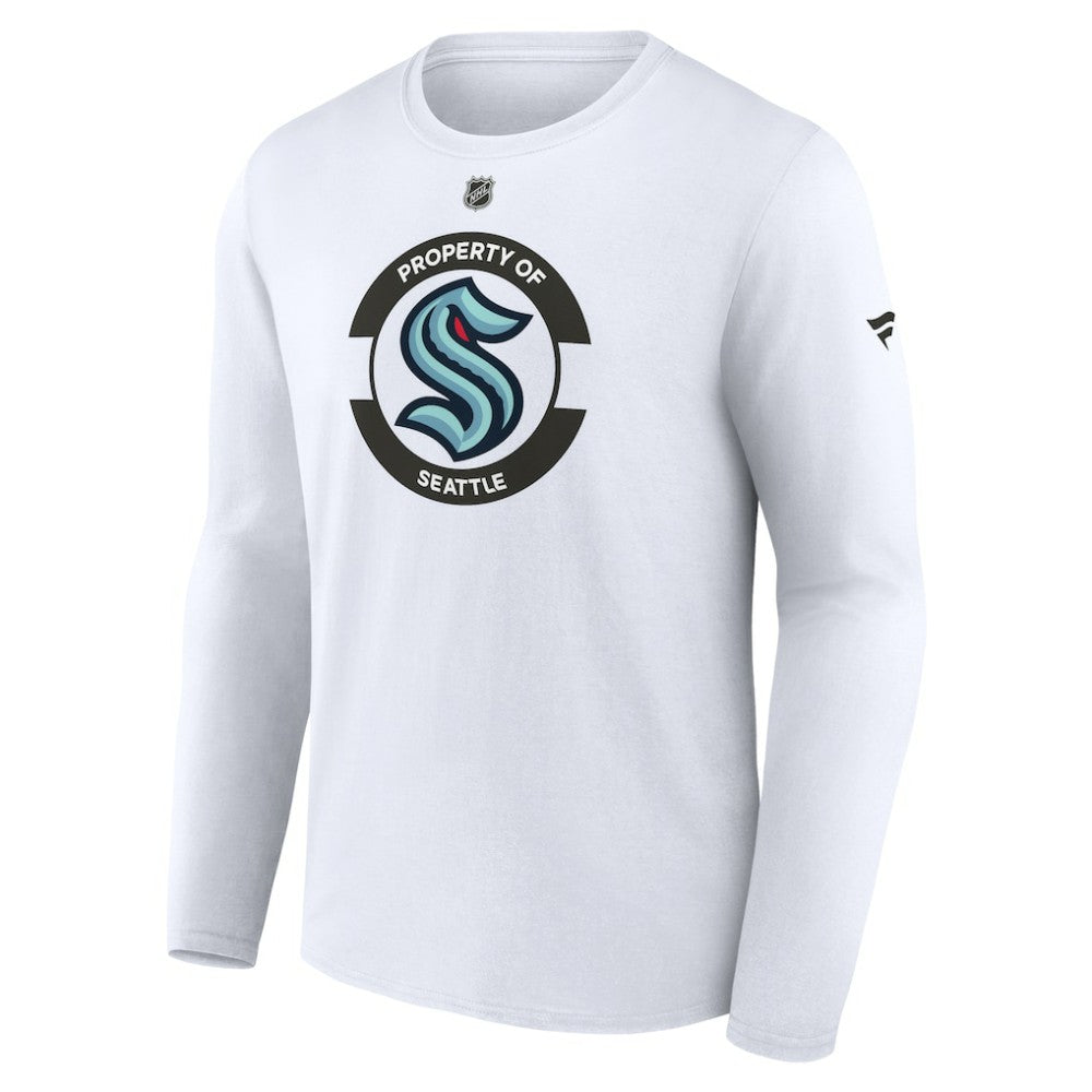 Seattle Kraken Fanatics Authentic Pro Core Secondary Long Sleeve T-Shirt - White - NHL 200864885