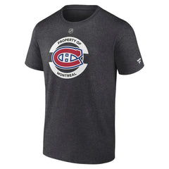 Montreal Canadiens Fanatics Authentic Pro Core Secondary T-Shirt - Heather Charcoal - NHL 200865078