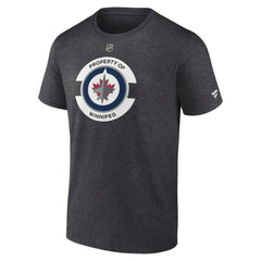 Winnipeg Jets Fanatics Authentic Pro Core Secondary T-Shirt - Heather Charcoal - NHL 200865141