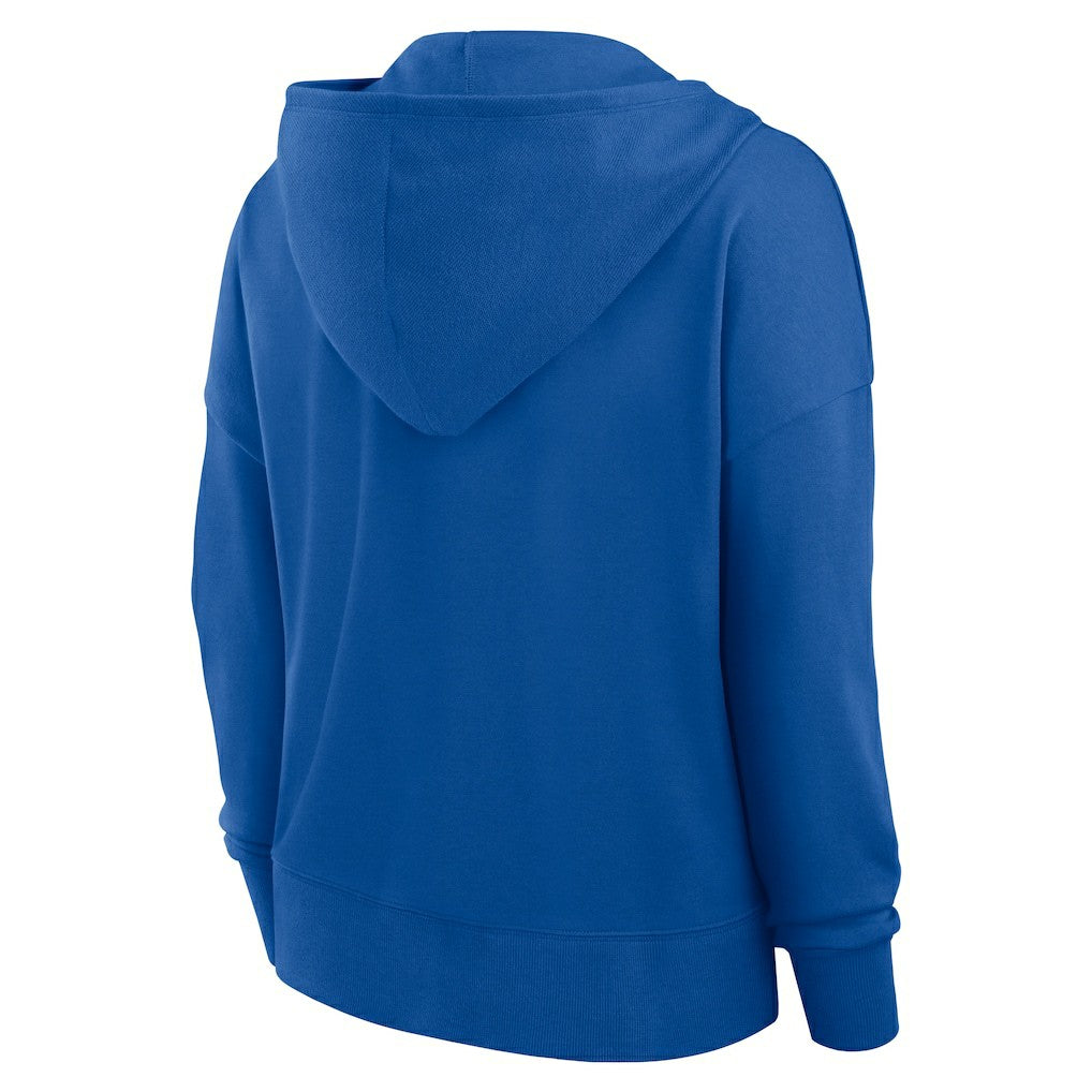 Fanatics Dallas Cowboys Women's Blitz Left Lace-Up Pullover Hoodie Royal