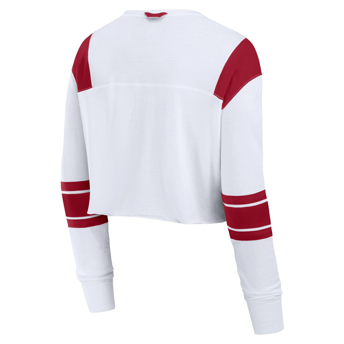 Fanatics Tampa Bay Buccaneers Women's Stretch Cropped Fashion Long Sleeve T-Shirt White