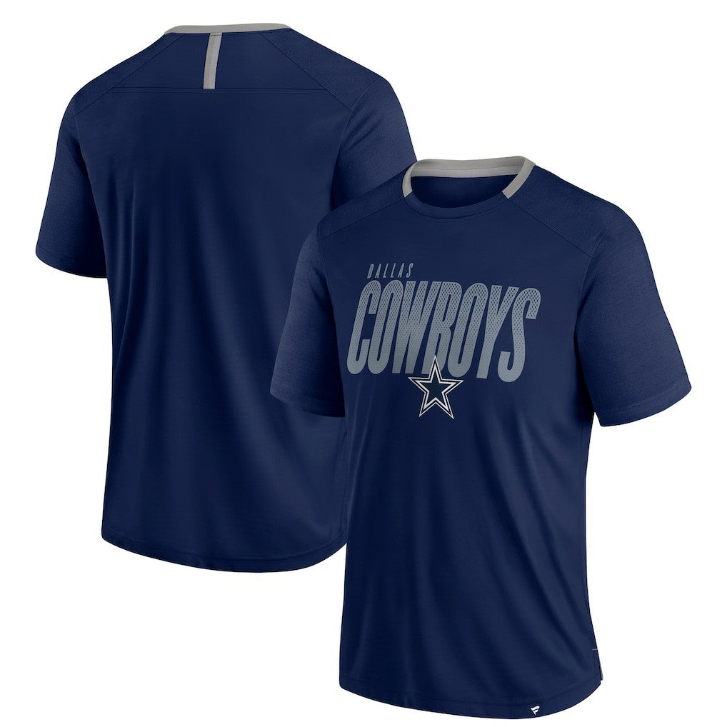 Fanatics Dallas Cowboys Fade Dot Slant T-Shirt Navy