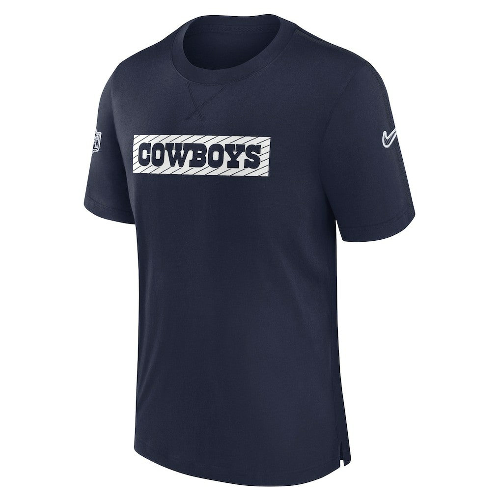 Nike Dallas Cowboys 2024/25 Sideline Player Tri-Blend Performance T-Shirt Navy