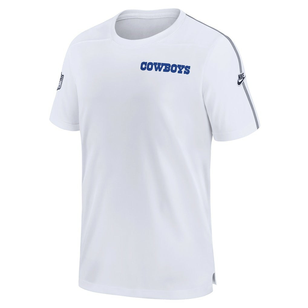 Nike Dallas Cowboys 2024 Sideline Coach UV Performance T-Shirt White