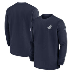 Nike Dallas Cowboys 2024 Sideline Coach Vintage Pullover Sweatshirt Navy