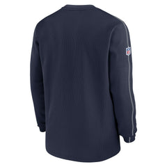 Nike Dallas Cowboys 2024 Sideline Coach Vintage Pullover Sweatshirt Navy