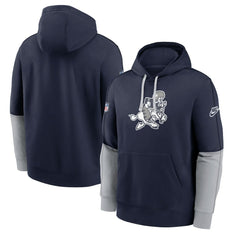 Nike Dallas Cowboys Sideline Club Pullover Hoodie Navy