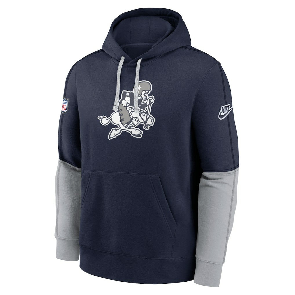 Nike Dallas Cowboys Sideline Club Pullover Hoodie Navy