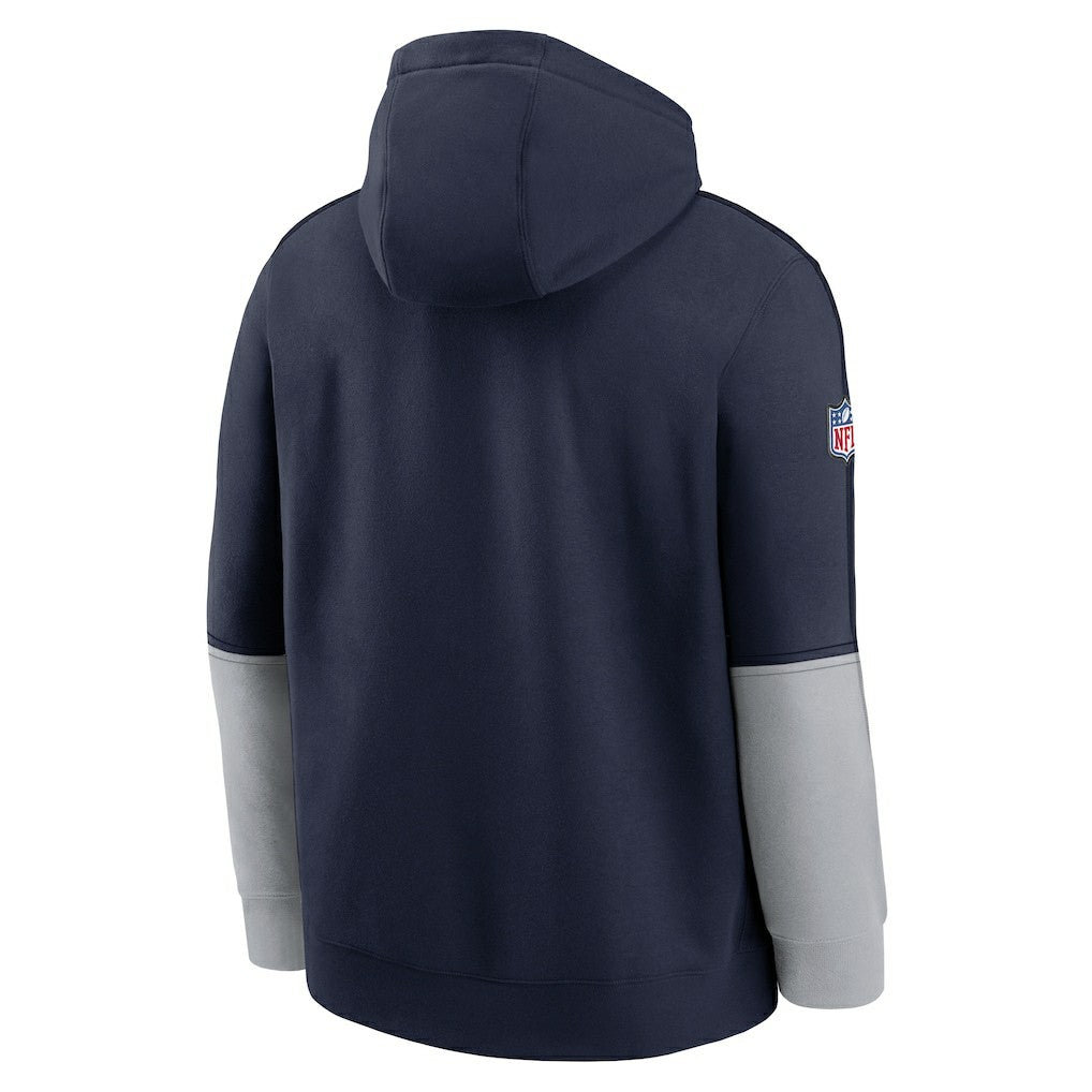 Nike Dallas Cowboys Sideline Club Pullover Hoodie Navy