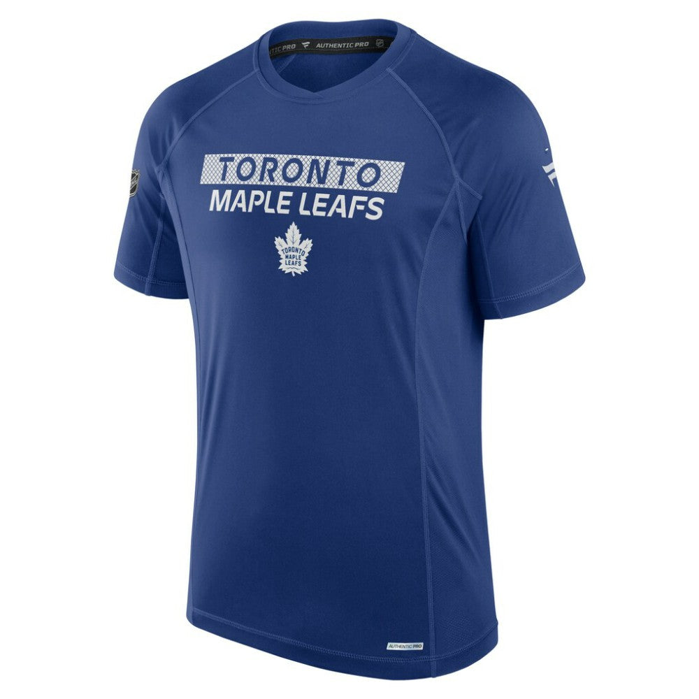 Toronto Maple Leafs Fanatics Authentic Pro Rink Tech T-Shirt - Blue - NHL 200869605