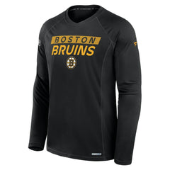 Boston Bruins Fanatics Authentic Pro Rink Tech Long Sleeve T-Shirt - Black - NHL 200869630