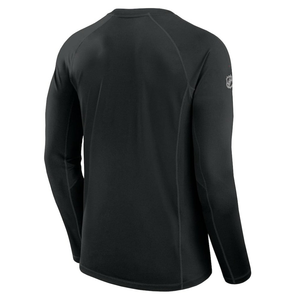 New Jersey Devils Fanatics Authentic Pro Rink Tech Long Sleeve T-Shirt - Black - NHL 200869635