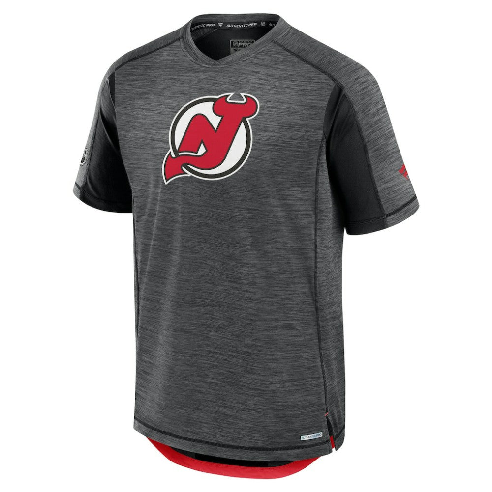 New Jersey Devils Fanatics Authentic Pro Rink Tech T-Shirt - Black - NHL 200869666