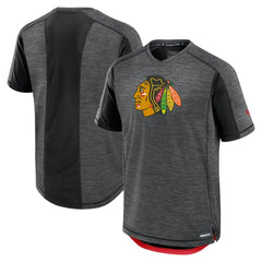 Chicago Blackhawks Fanatics Authentic Pro Rink Tech T-Shirt - Black - NHL 200869682