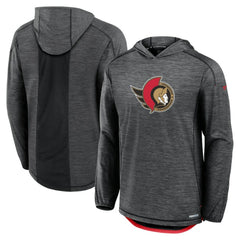 Ottawa Senators Fanatics Authentic Pro Rink Lightweight Pullover Hoodie - Black - NHL 200869807