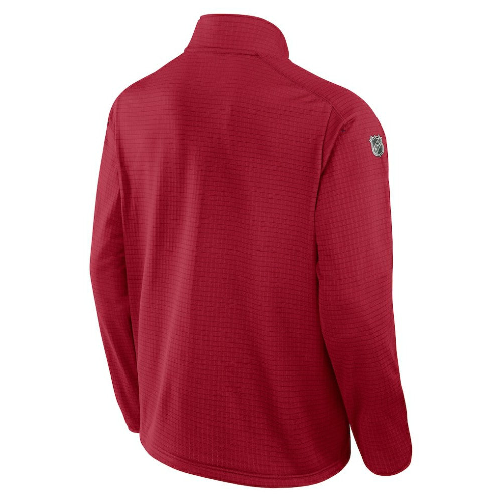 Montreal Canadiens Fanatics Authentic Pro Rink Quarter-Zip Jacket - Red - NHL 200869918