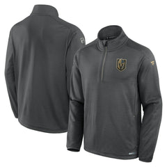 Vegas Golden Knights Fanatics Authentic Pro Rink Quarter-Zip Jacket - Gray - NHL 200869942
