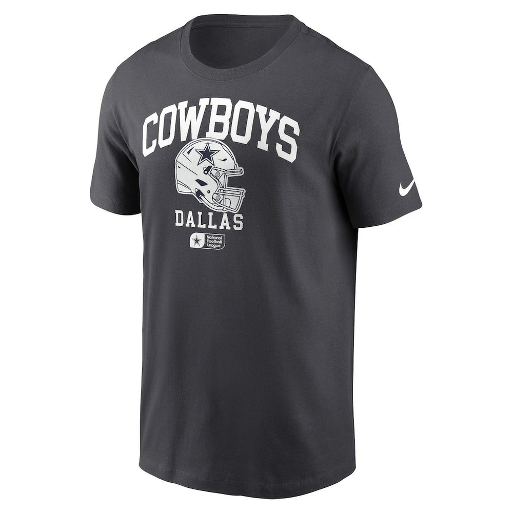 Nike Dallas Cowboys Helmet Essential T-Shirt Charcoal