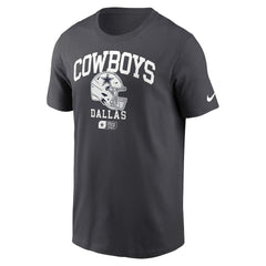 Nike Dallas Cowboys Helmet Essential T-Shirt Charcoal