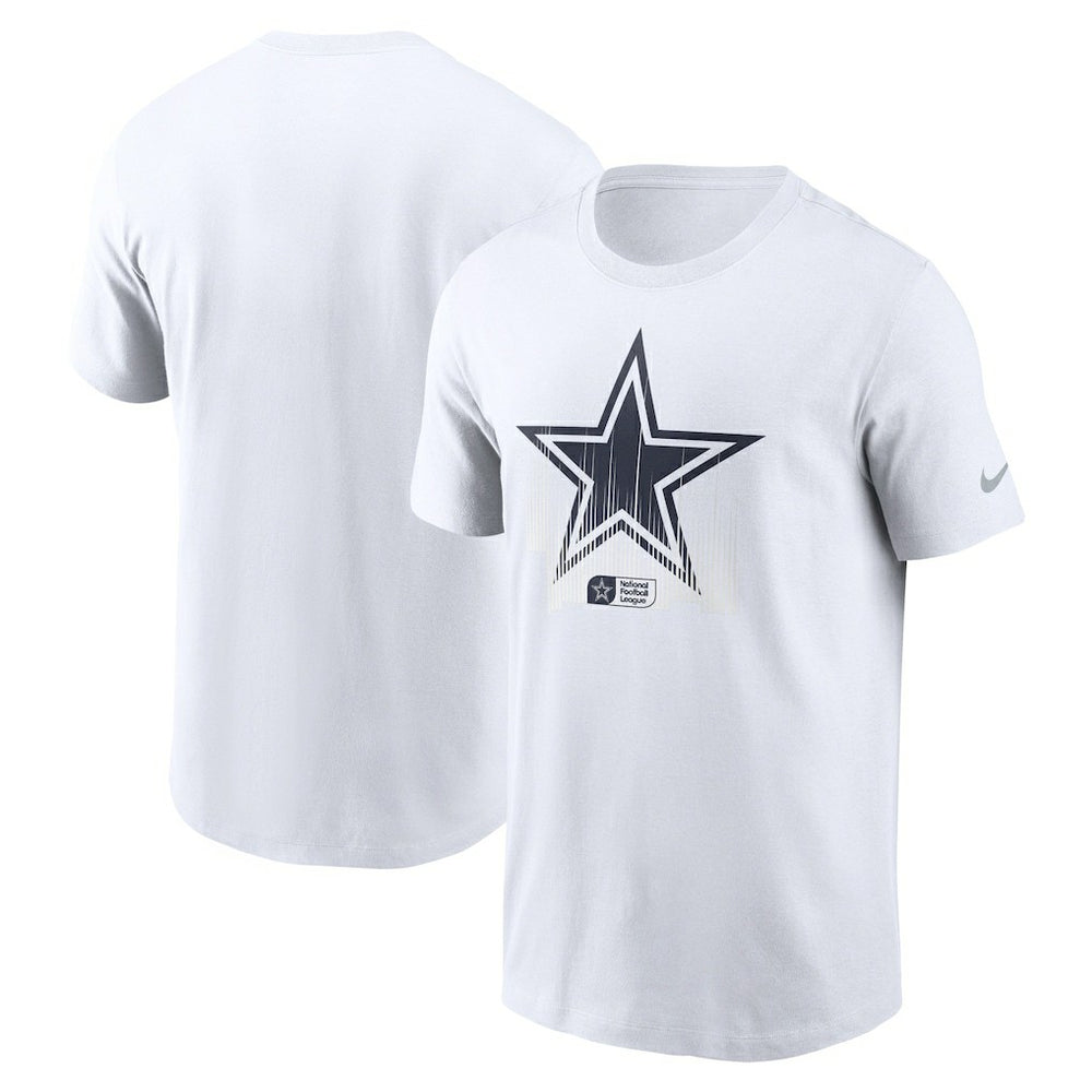 Nike Dallas Cowboys Faded Essential T-Shirt White