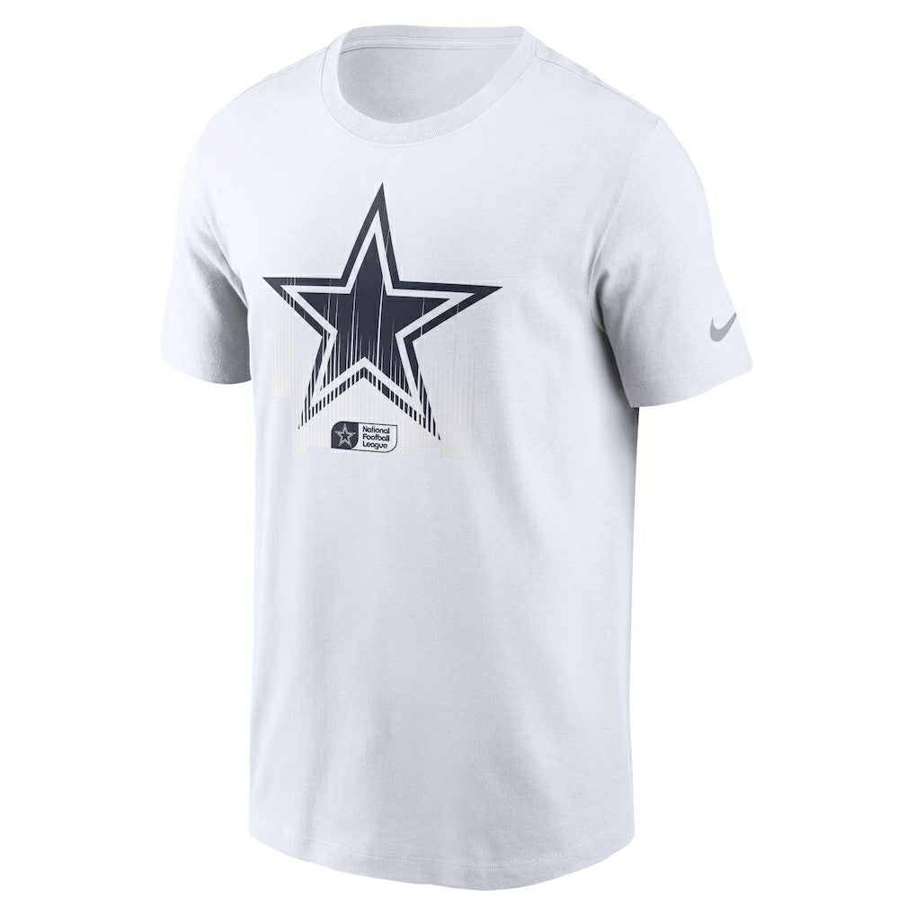 Nike Dallas Cowboys Faded Essential T-Shirt White
