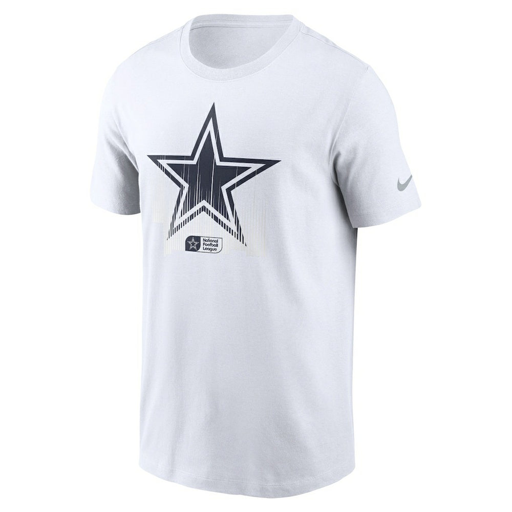 Nike Dallas Cowboys Faded Essential T-Shirt White