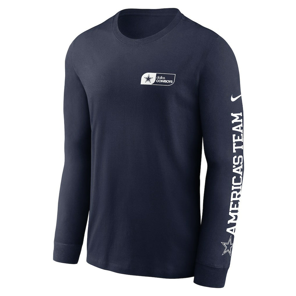 Nike Dallas Cowboys America's Team Essential Long Sleeve T-Shirt Navy