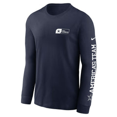 Nike Dallas Cowboys America's Team Essential Long Sleeve T-Shirt Navy