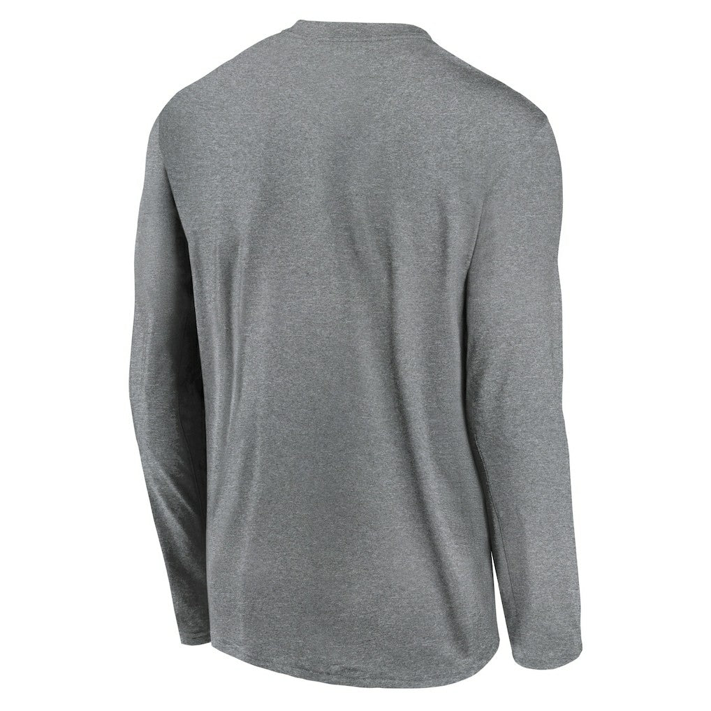 Nike Dallas Cowboys Icon Legend Performance Long Sleeve T-Shirt Heather Gray