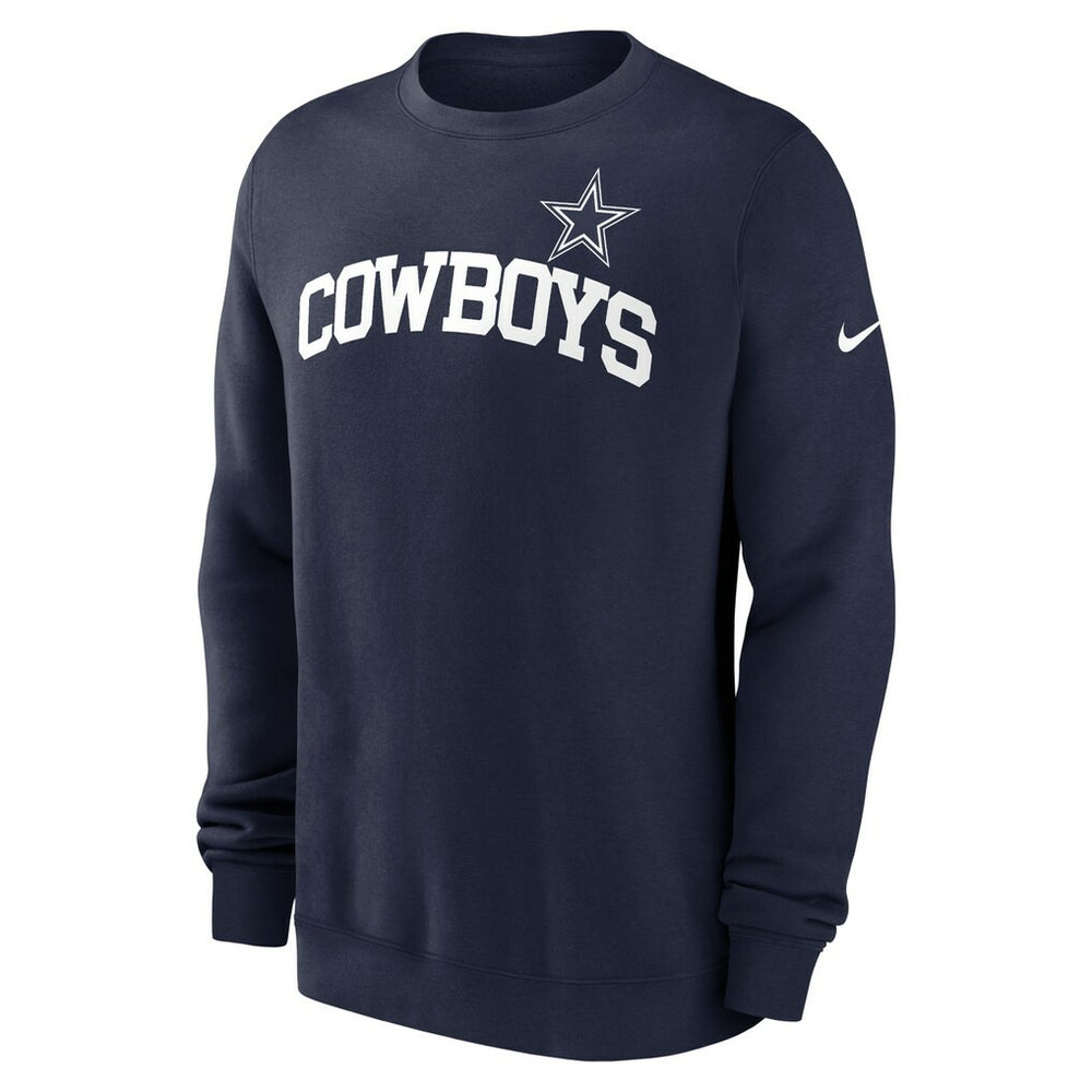 Nike Dallas Cowboys Club Pullover Sweatshirt Navy