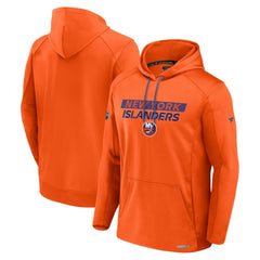 New York Islanders Fanatics Authentic Pro Rink Fleece Pullover Hoodie - Orange - NHL 200870218