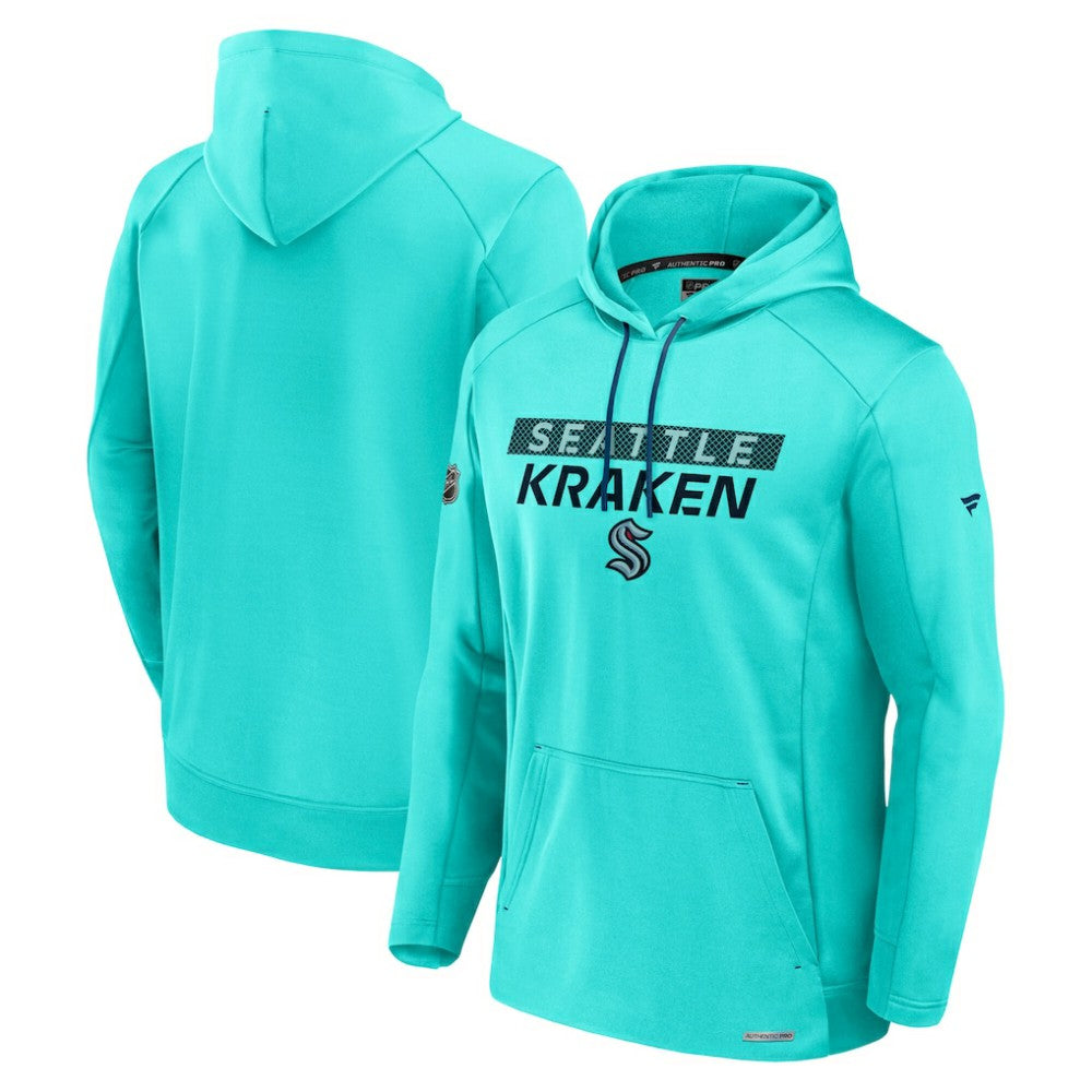 Seattle Kraken Fanatics Authentic Pro Rink Fleece Pullover Hoodie - Blue - NHL 200870235