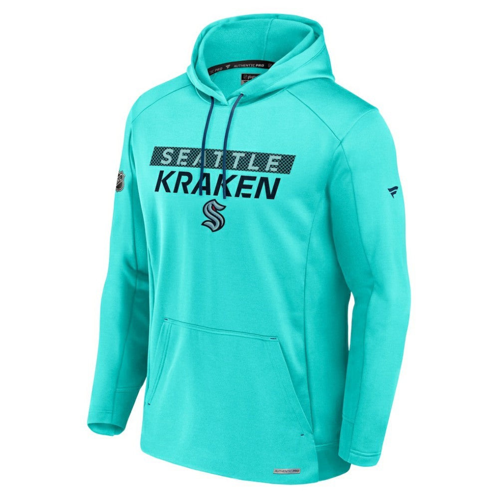 Seattle Kraken Fanatics Authentic Pro Rink Fleece Pullover Hoodie - Blue - NHL 200870235