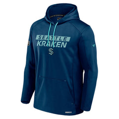 Seattle Kraken Fanatics Authentic Pro Rink Fleece Pullover Hoodie - Deep Sea Blue - NHL 200870238